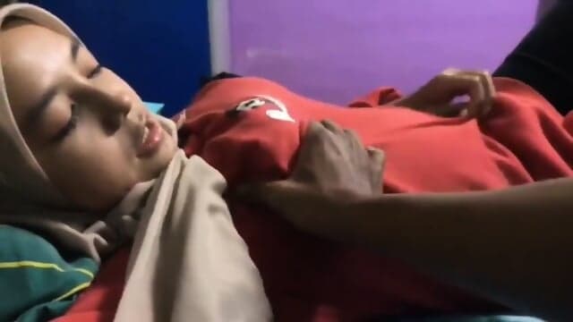 Awek Tudung Kena Ramas