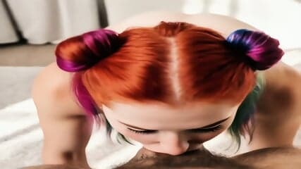 Redhead Deepthroat Compilation - AI Generated