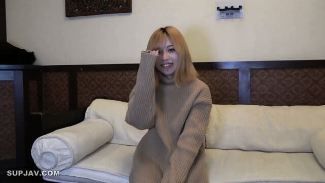 Cute Petite Japanese Blonde. Nice Tits