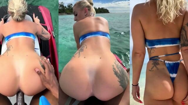 Riding BBC While Riding A Jetski