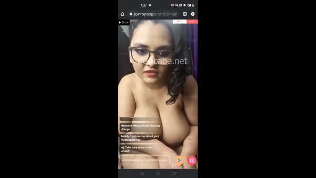 Famous Chubby Insta Model Srishti Khan Leaked Live Video Teasing And Stripping Off Fully Nude