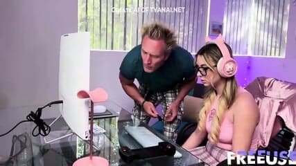 Blonde Gamer Girl Gets Hard Cock From Uncles Taboo Fantasy POV Tiny Dreams