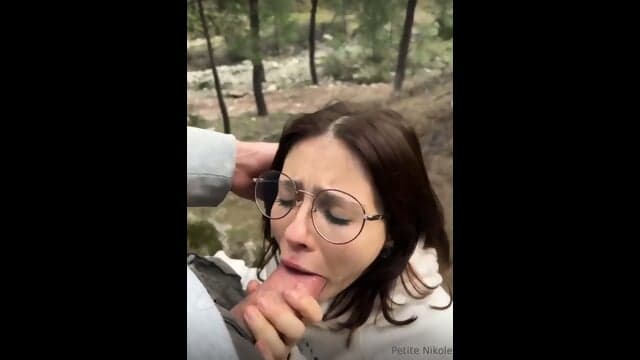 Deepthroat With Delicious Busty Slut