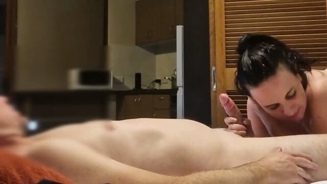 Amateur Wife Shared In Double Creampie Threesome