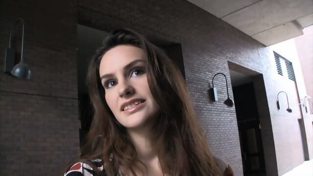 Stunning Brunette Tries On Negligee