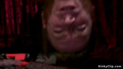 Male In Upside Down Suspension Femdom