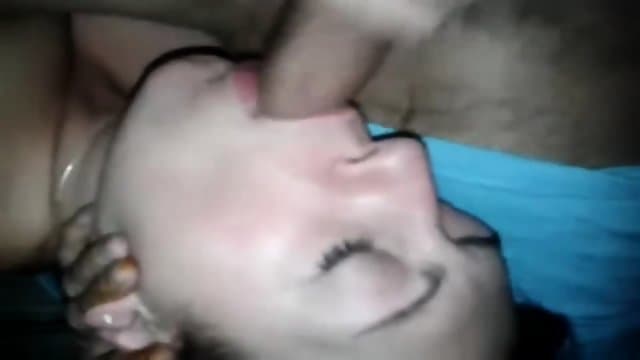 Slutty Ex Blowing A Cock Under Blanket