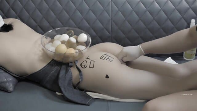 [Sseu_Dam] Anal fingering and Enema with eggs