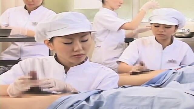 Japanese female craftsman Kai Kai women working in the first condom factory