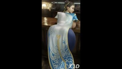 Chun Li Shakes That Beautiful Ass 4 W/Clothes On