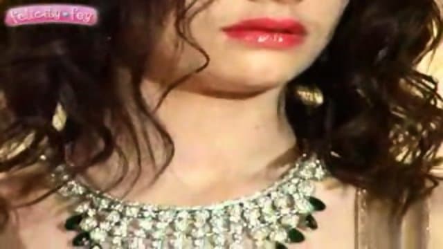 Felicity Fey - golden dress