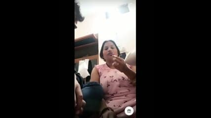 Singh-697 Neha Singh Tango Model Aunty Playing With Son