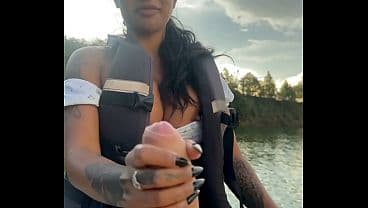 DIRTY PLAYING ON THE JETSKY- YASMINA KHAN