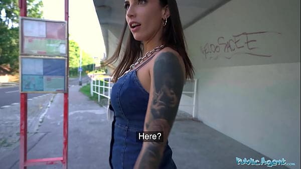 Public Agent Latina brunette babe with big tits...