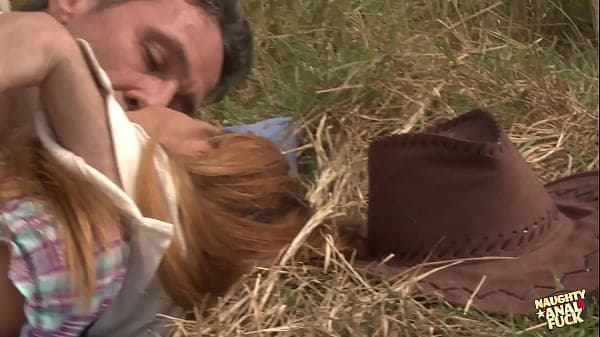 A voluptuous blonde cowgirl performs deep oral ...