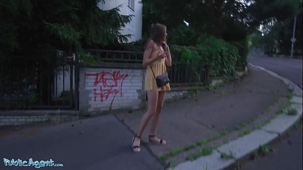 Public Agent Robbed Babe Fucks A Stranger for M...