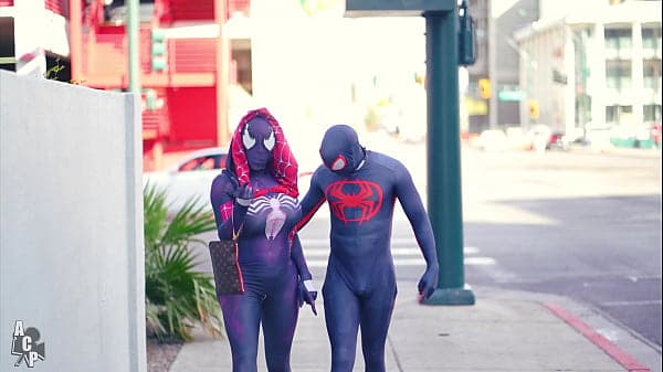 Gibby The Clown Fucks Mystique Dressed As Spide...