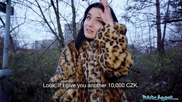Public Agent Tight babe Francaise deepthroat an...