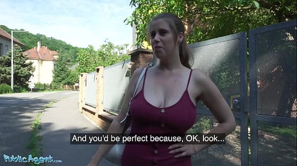Public Agent - Pretty Belgian girl with natural...