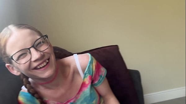 Nerdy Teen Step Sister Is Horny ~ Amy Quinn