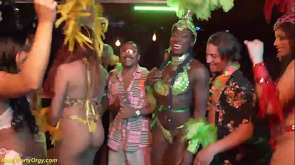 wild brazilian samba dancers deep fingered and ...