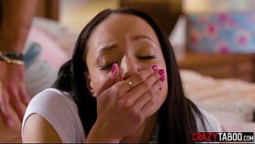 Sexy ebony babe Alexis Tae swallowed big cock a...