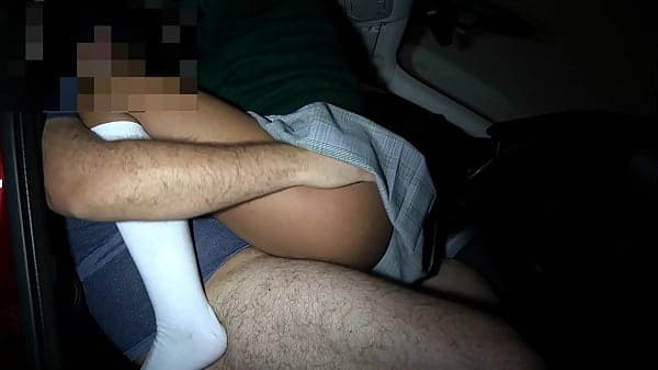 stepdad fucks her cute stepdaughter in the car ...