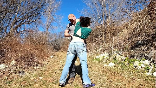 Unsuspecting wife - Pantsing wedgie prank