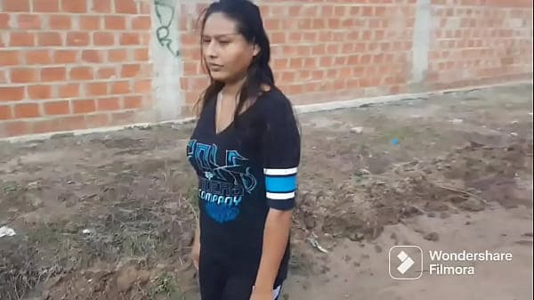 Morrita de 19 a&ntilde;os pillada en la calle me entre...