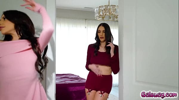Aria Sloane gets caught and embarrassed spying ...