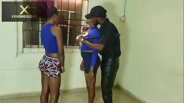 Two Hot Black Teens Got Caught by a Corrupt Pol...
