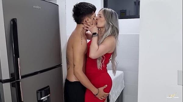 Colombian Milf fucks her Husband's Son and leav...