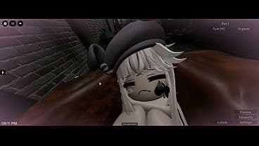[ROBLOX] White toy used and fucked by BBC in alley