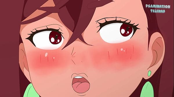Okarun peeks at Momo in a massage parlor (she's...