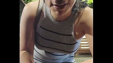 POV porno real callejero, encuentro a linda lat...