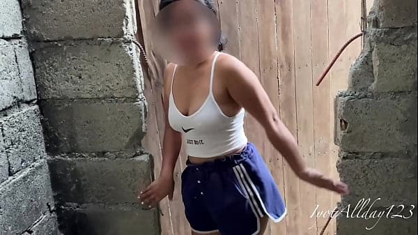 Horny neighbors fucking while husband busy on w...