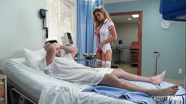 Big Tits Blonde Milf Nurse Jessa Rhodes takes c...