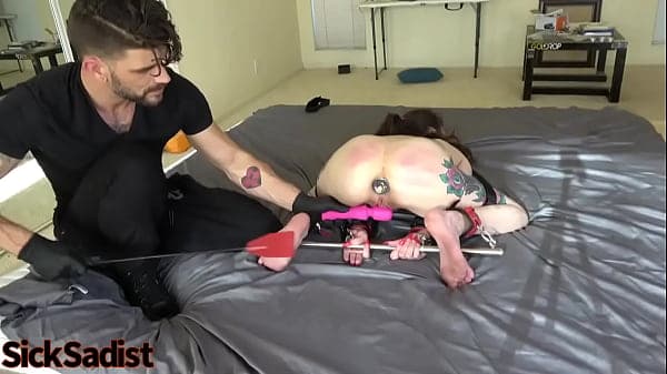 BDSM Restrained, Slapped, Whipped, &amp; Squirting ...