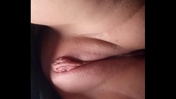 In a dress without panties, bottom view, I real...