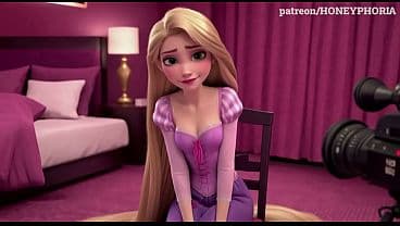 Shy Rapunzel in Sex Casting! Innocent Princess ...