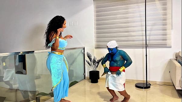 Princesa Jasmilla e o Genio An&atilde;o da rola azul e...