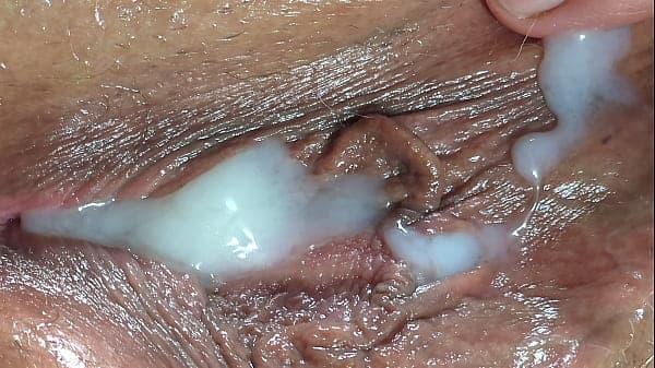 Close up fucking, blowjob and lots of cum on pu...