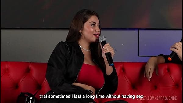 I fuck a fan during a TV interview with my husb...
