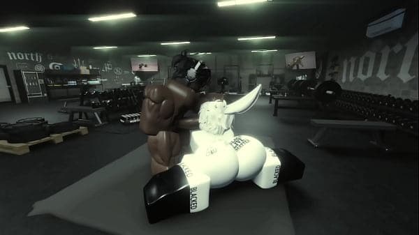 Gym empty and was a good time to fuck (Roblox b...