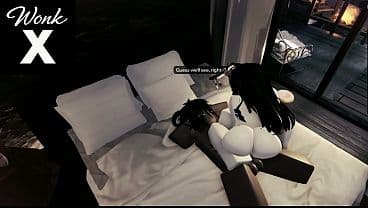 [ROBLOX] Virgin bunny girl gives me her first time