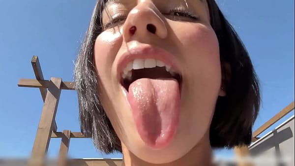SQUIRTING or PEEING? She's excited to be caught...
