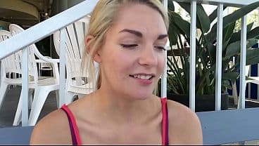 Facials look so good on blonde teens! SURF'S UP!