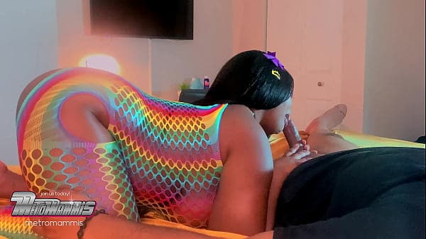 BEAUTY GETS SLOPPY AND SNATCHES SOULS WITH WET BLOWJOB