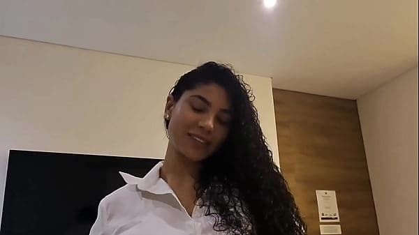 Young all Natural Cute Colombian Latina with Bi...
