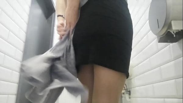 Hidden cam. Russian Piss public toilet. Pantyho...